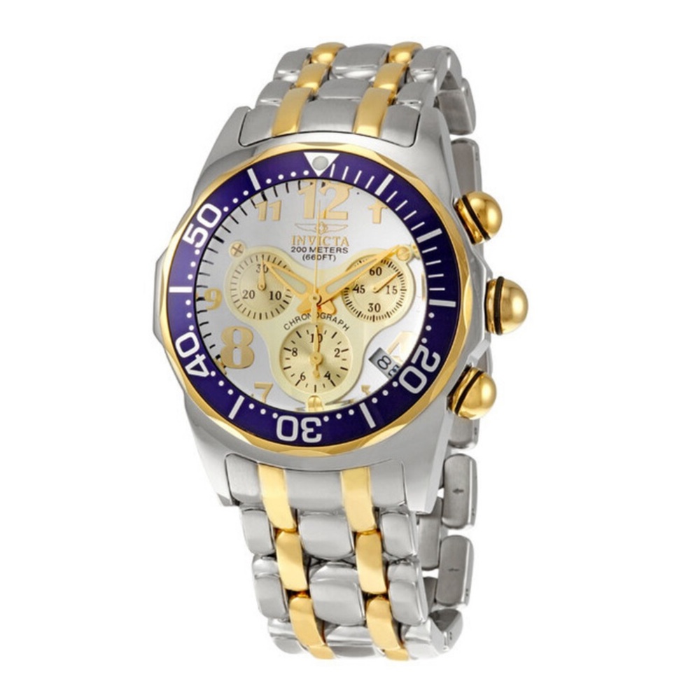 INVICTA Lupah Collection Chronograph Men’s Watch Model No. 3215 Stainless Steel
